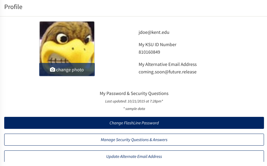Change Flashline password.