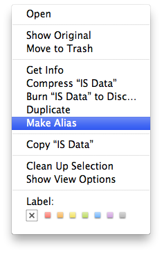 Make an Alias.