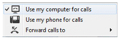 Phone Control Menu